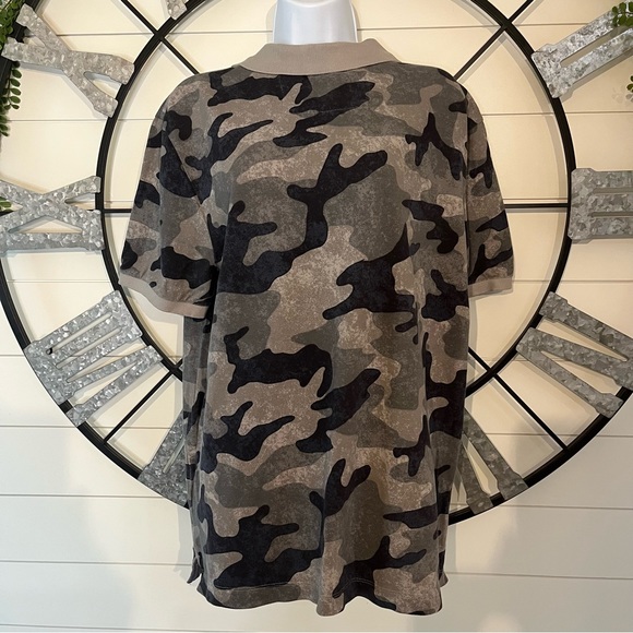 Banana Republic Mens Camo Polo SZ L - Picture 3 of 6